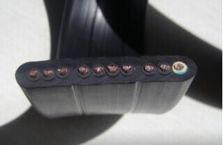 安徽天長(zhǎng)電纜電梯監(jiān)控扁電纜組合電纜 視頻線75-5+電源線2*1.0