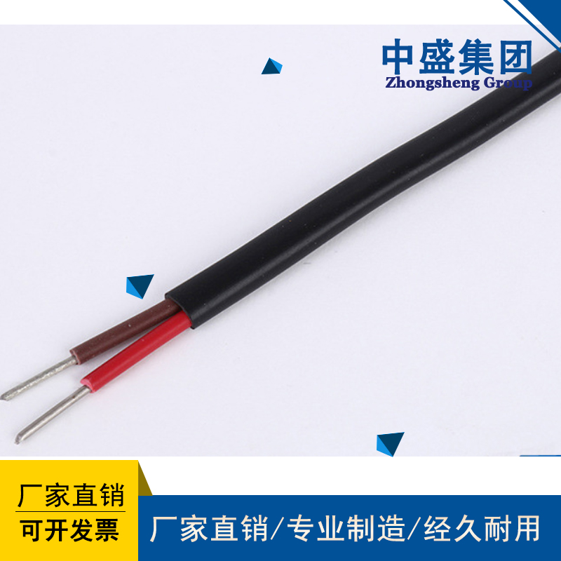 中盛電纜阻燃高溫補(bǔ)償導(dǎo)線ZC-EX-HSFP2F 1*2*1.5