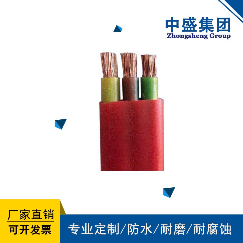 安徽天長市硅橡膠（阻燃）扁電纜ZR-YGZB 3*35+1*16