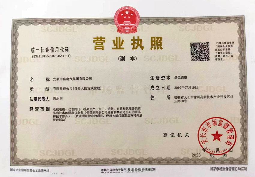 營(yíng)業(yè)執(zhí)照